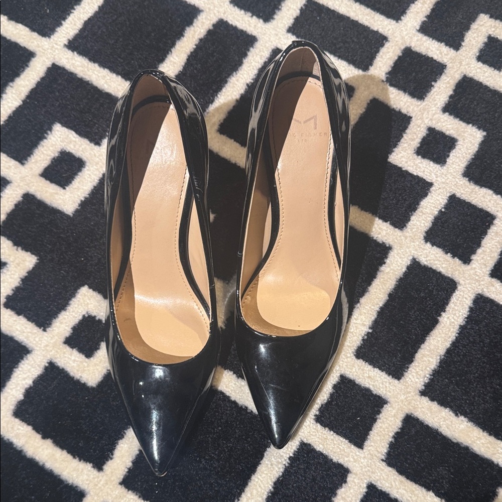 Marc Fisher Black Patent Heels